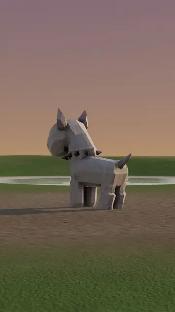Rigged 3D model