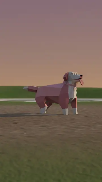Rigged 3D model