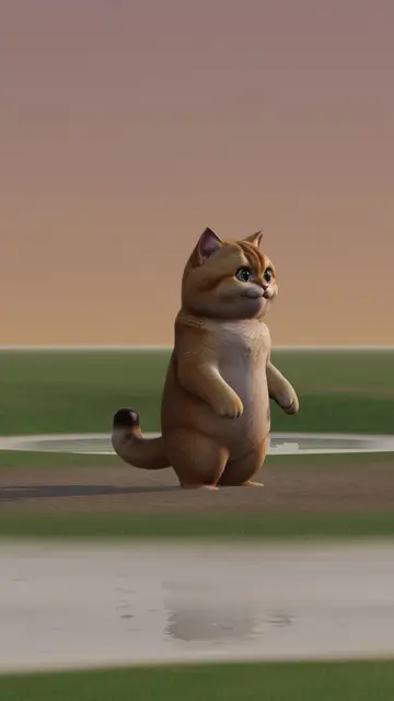 Rigged 3D model