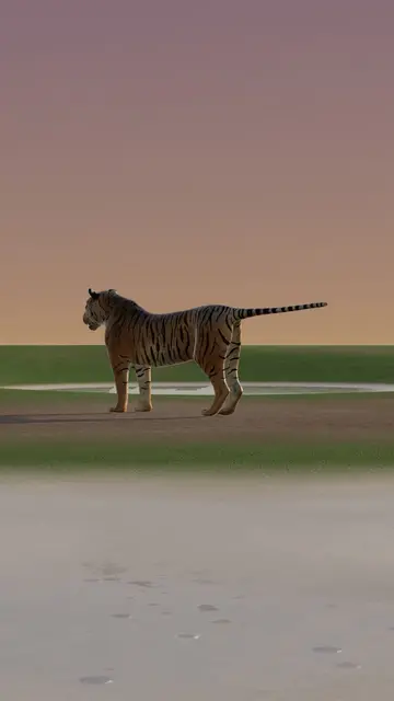 Rigged 3D model