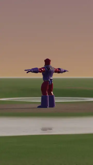 Rigged 3D model