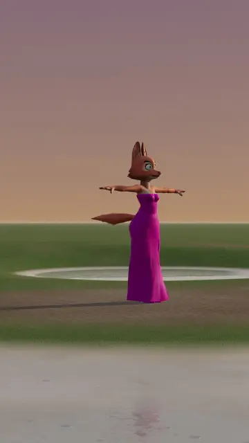 Rigged 3D model