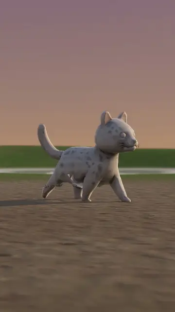 Rigged 3D model