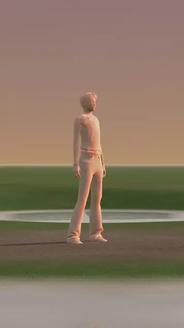 Rigged 3D character