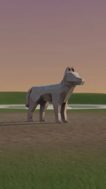 Rigged 3D model
