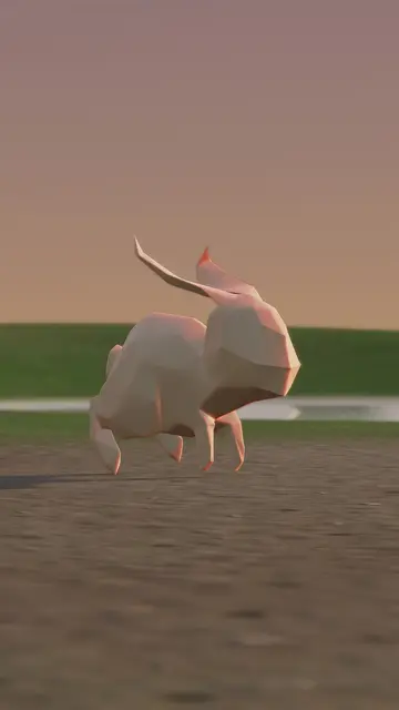 Rigged 3D model