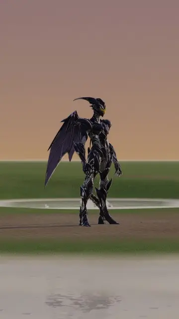 Rigged 3D model
