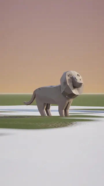 Rigged 3D model