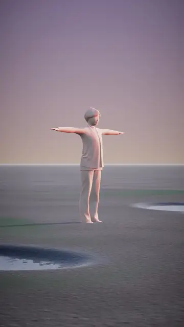 Rigged 3D model