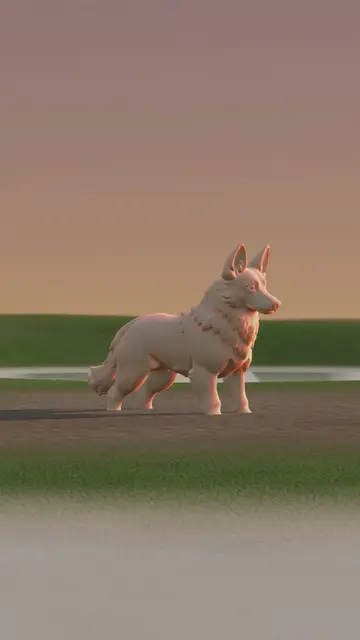 Rigged 3D model