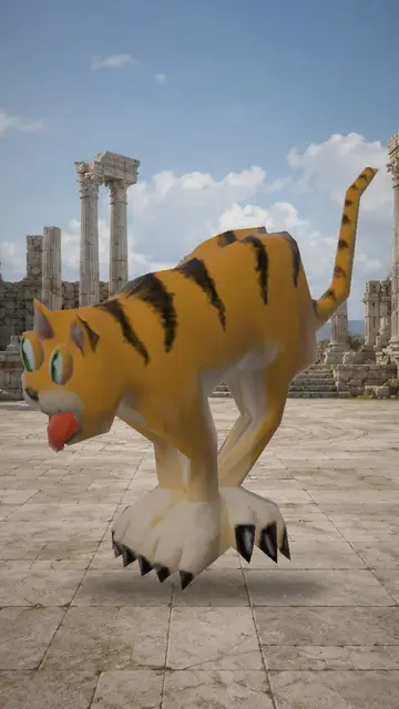 Rigged 3D model