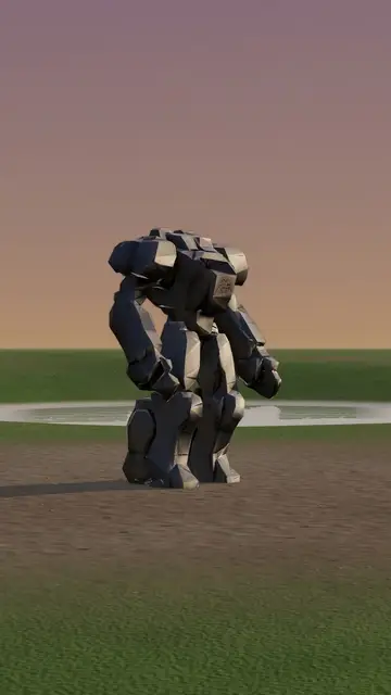 Rigged 3D model