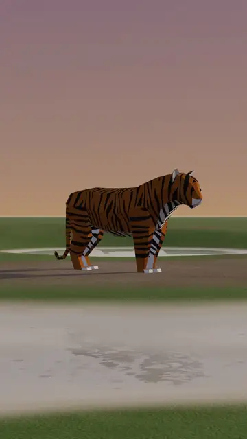 Rigged 3D model