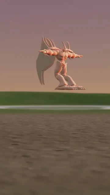Rigged 3D model