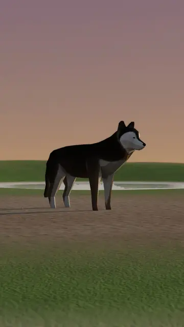 Rigged 3D model
