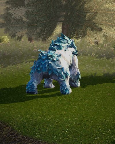 A monster creature rigged on AutoRig