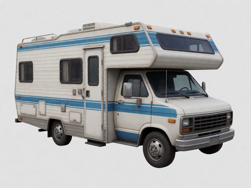 Input picture of a motorhome for the vehicle conveyor
