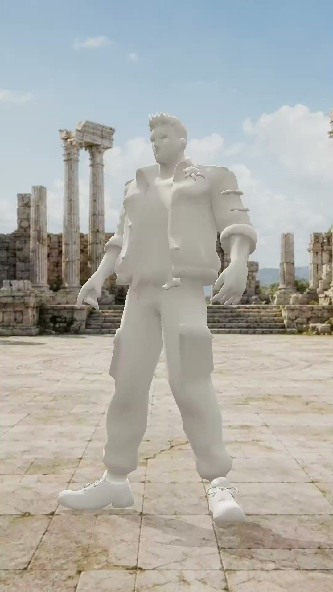 3D Character Model Rigged Character