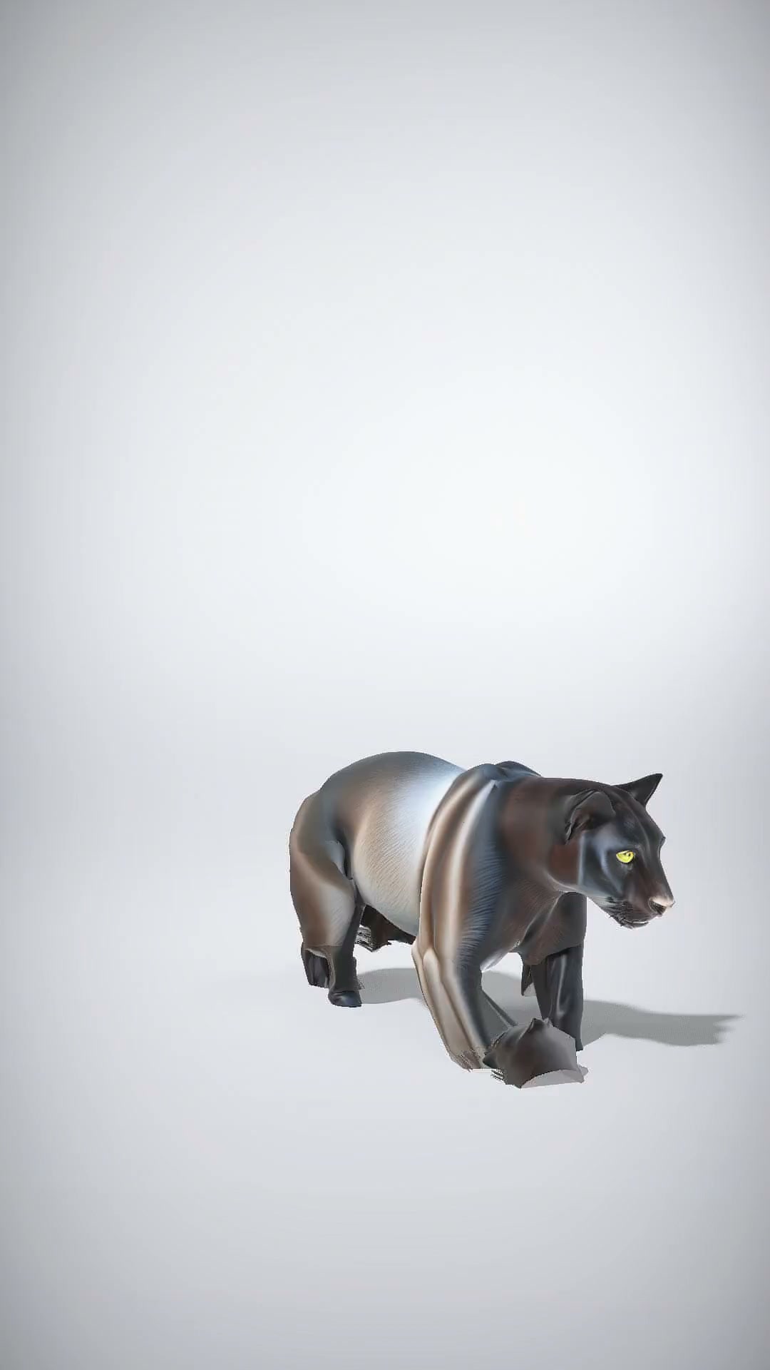 Stylized Panther Character Model