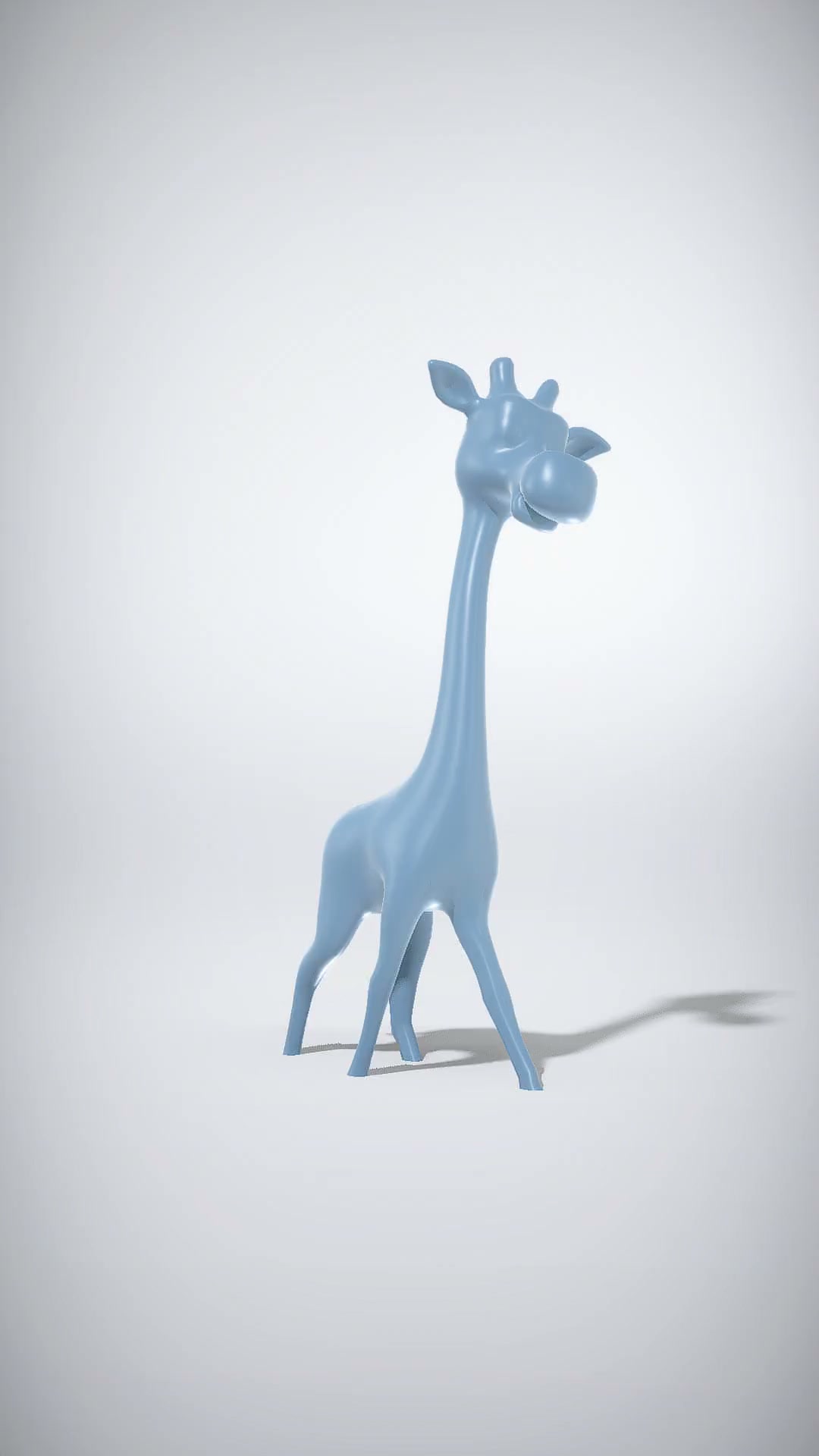 Stylized Cartoon Giraffe