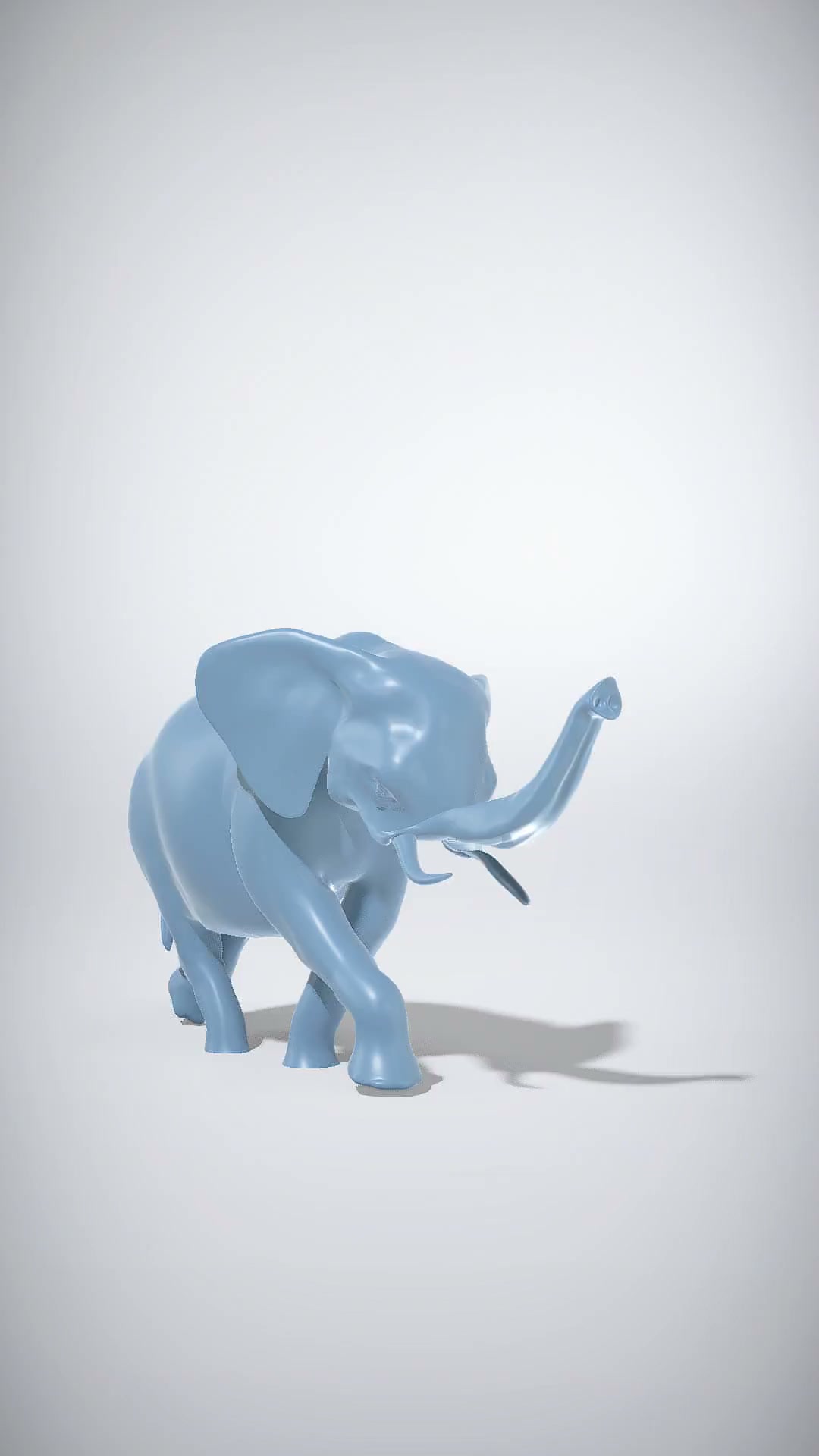 Stylized Elephant Character Model